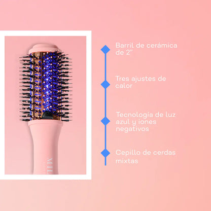 Dazzle Blow Brush | Cepillo secador luz azul - Milah