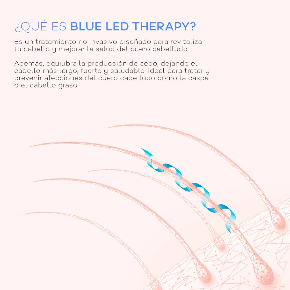 Dazzle Blow Brush | Cepillo secador luz azul - Milah