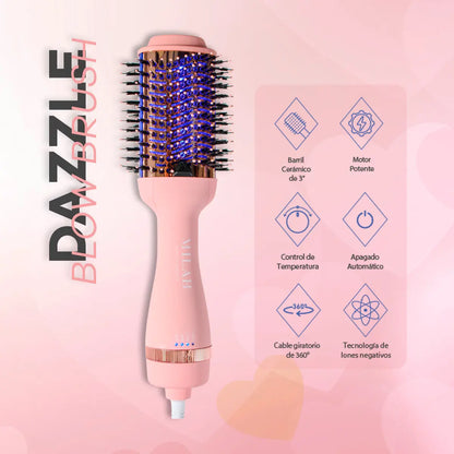 Dazzle Blow Brush | Cepillo secador luz azul - Milah