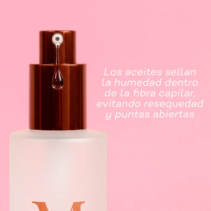 Glossy Set | Kit de sueros para el cabello (Biotina, Argán y Ricino)